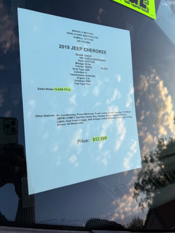 2019 Jeep Cherokee Image 14