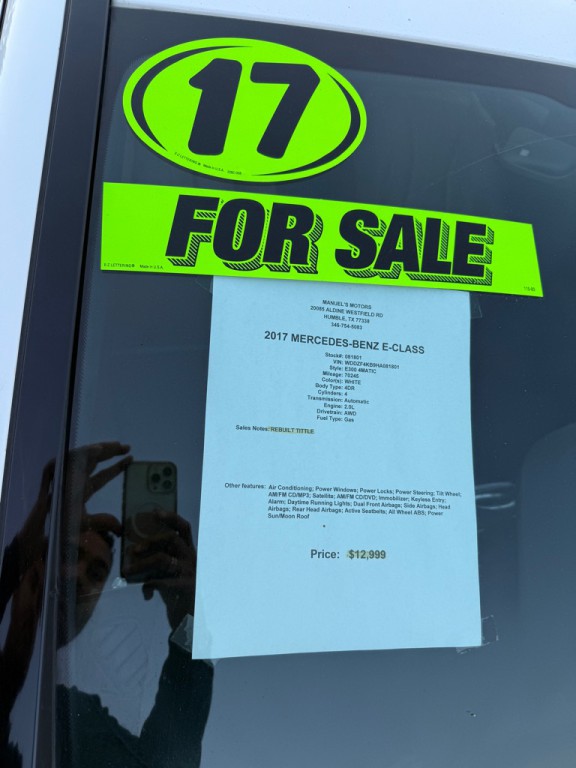 2017 Mercedes-Benz E-Class Image 15