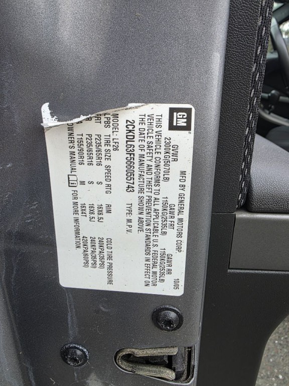 2006 Pontiac Torrent Image 18