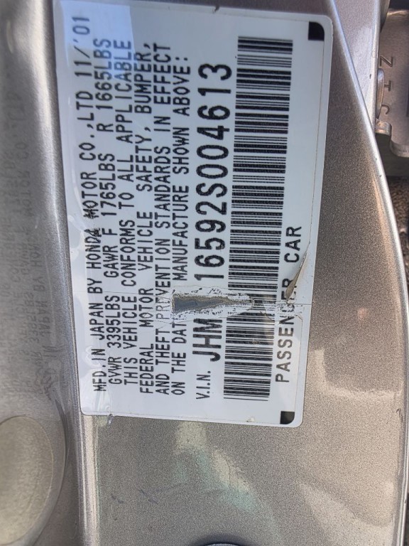 2002 Honda Civic Image 16