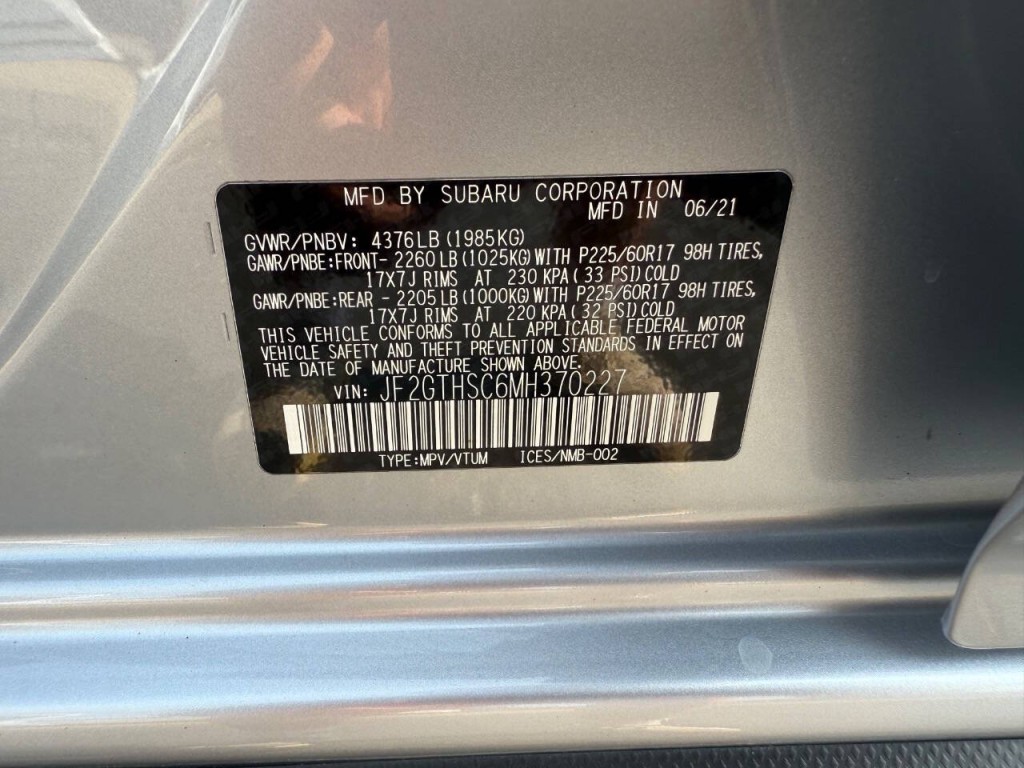 2021 Subaru Crosstrek Image 12