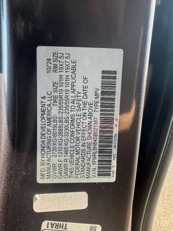 2025 Honda Odyssey Image 9
