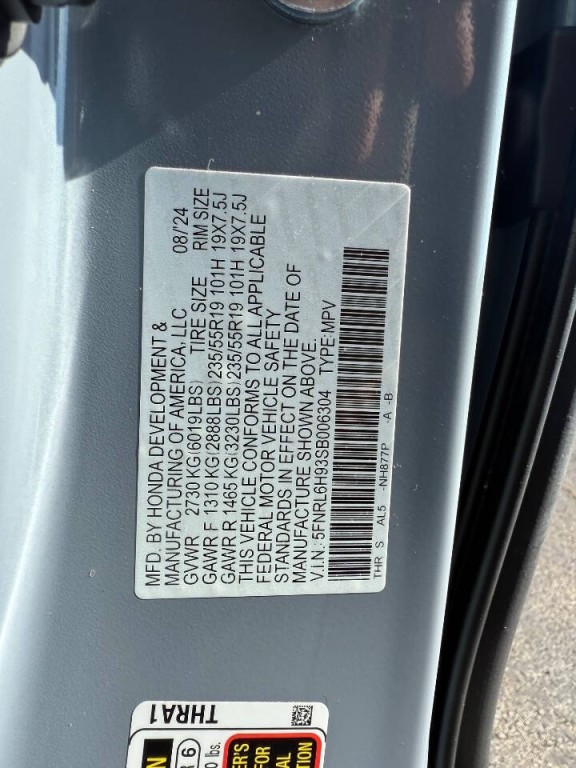2025 Honda Odyssey Image 9