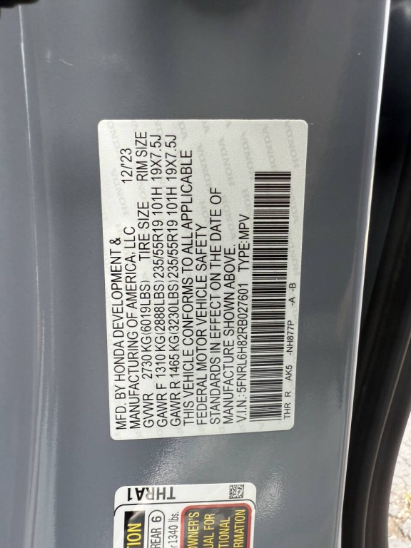 2024 Honda Odyssey Image 9