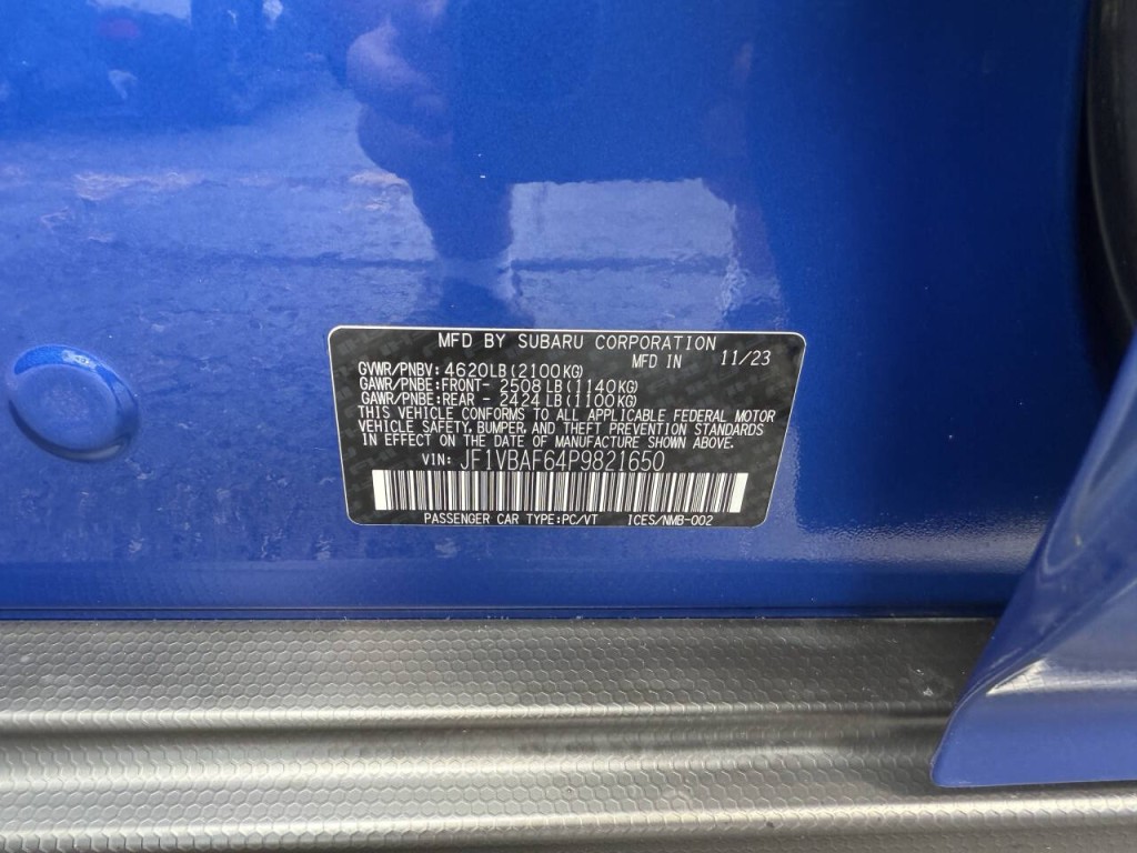 2023 Subaru WRX Image 10