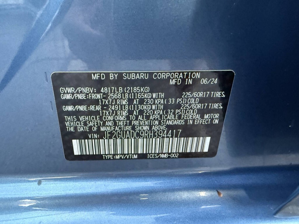 2024 Subaru Crosstrek Image 11