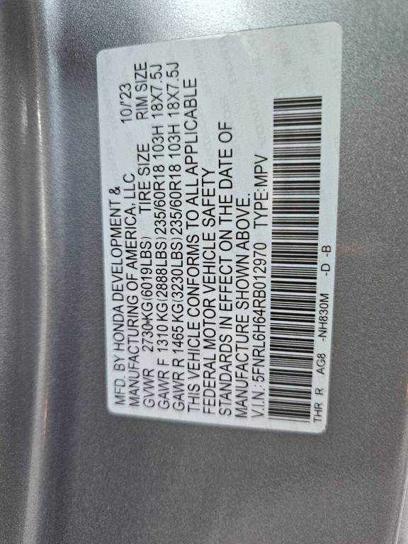 2024 Honda Odyssey Image 10