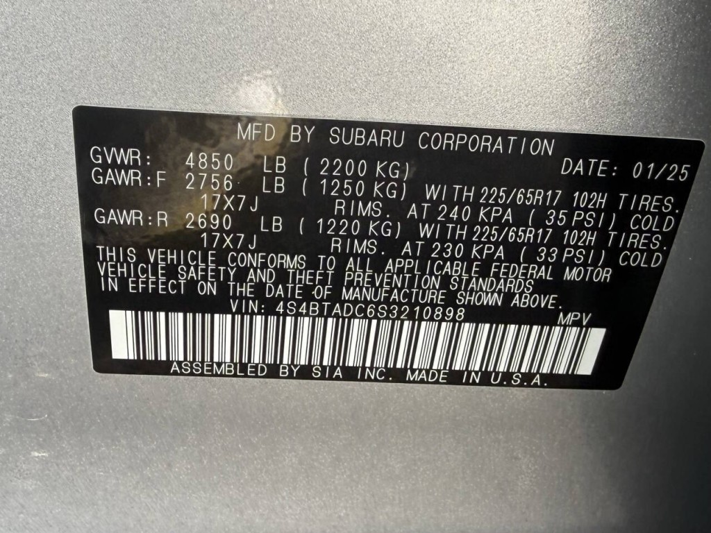 2025 Subaru Outback Image 11