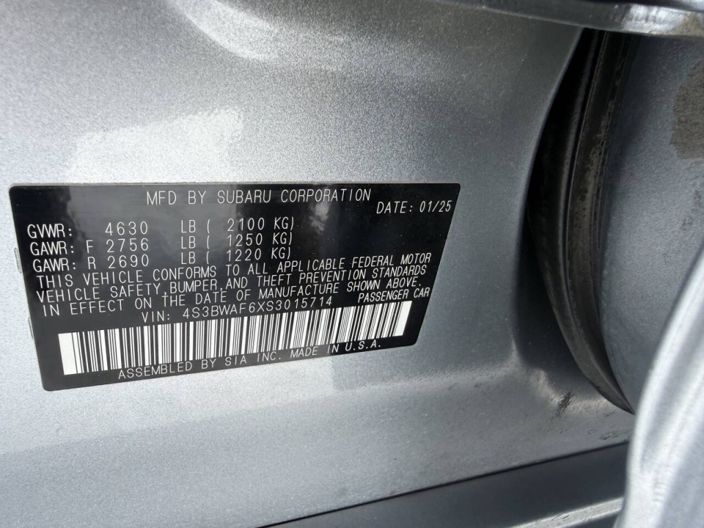 2025 Subaru Legacy Image 11