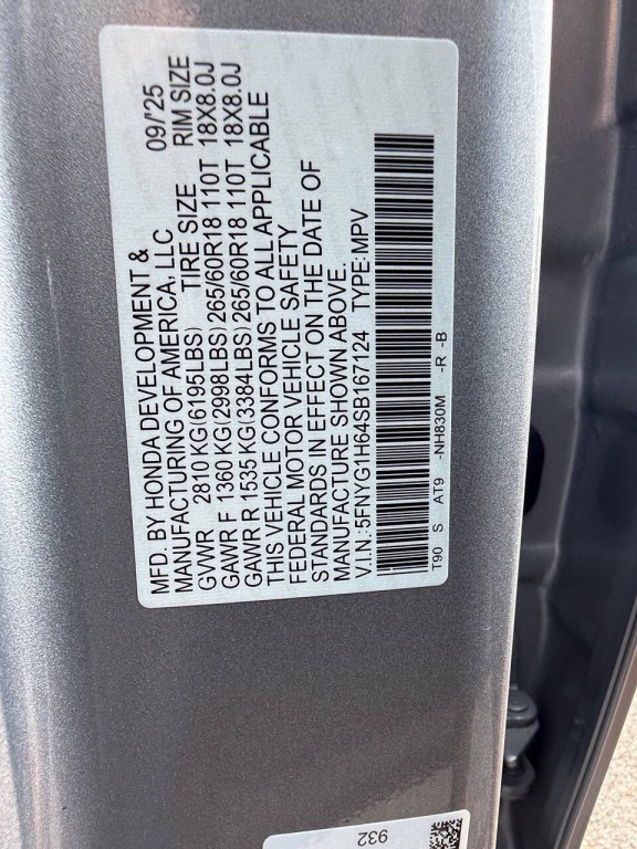 2025 Honda Pilot Image 11