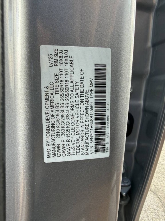 2025 Honda Pilot Image 10