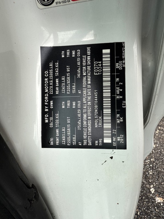 2011 Ford Transit Connect Image 10