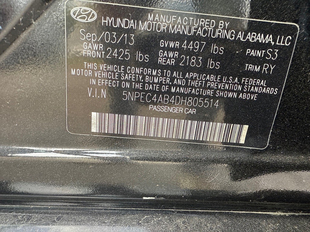 2013 Hyundai Sonata Image 17