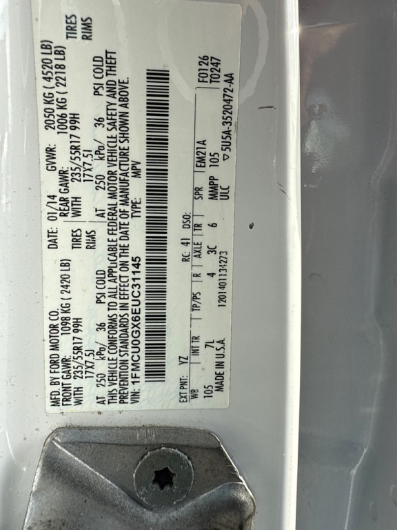 2014 Ford Escape Image 16