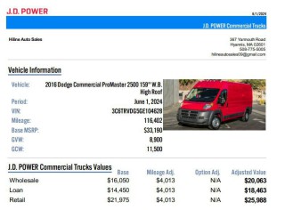 Image for 2016 RAM Promaster 2500 HIGH ID: 6674602