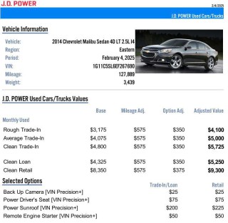 Image for 2014 Chevrolet Malibu 1LT ID: 6674676