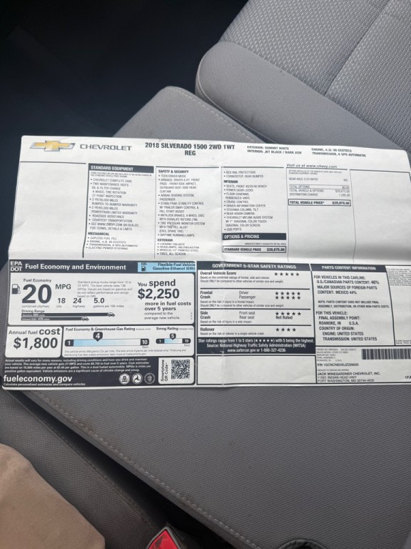 2018 Chevrolet Silverado 1500 Image 23