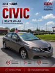 Image for 2013 Honda Civic LX ID: 7631232