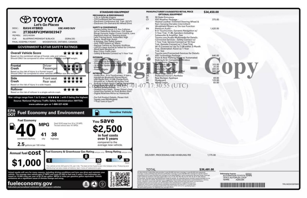2021 Toyota Rav4 Image 26
