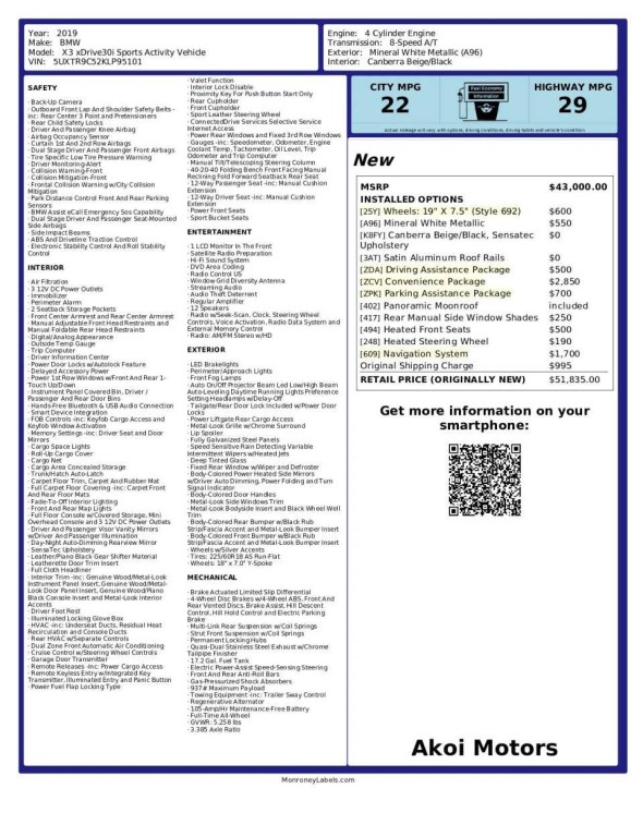 2019 BMW X3 Image 24