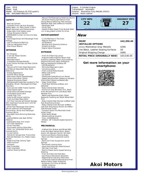 2019 Audi Q5 Image 21