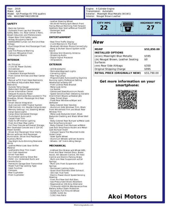 2019 Audi Q5 Image 23