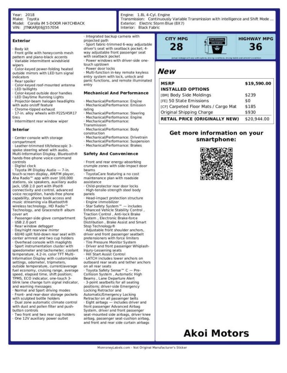 2018 Toyota Corolla Image 24