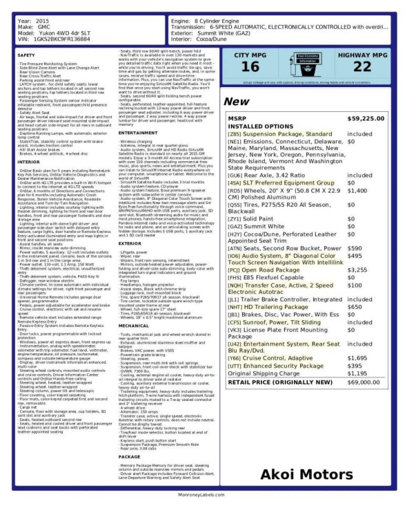 2015 GMC Yukon Image 28