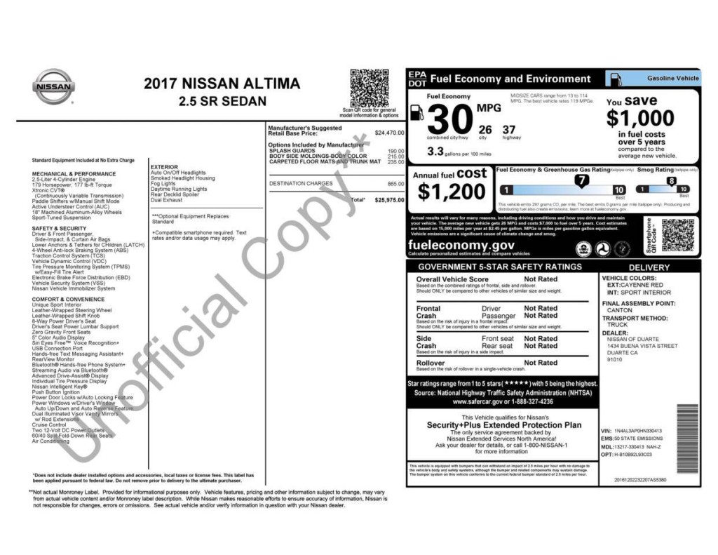 2017 Nissan Altima Image 22