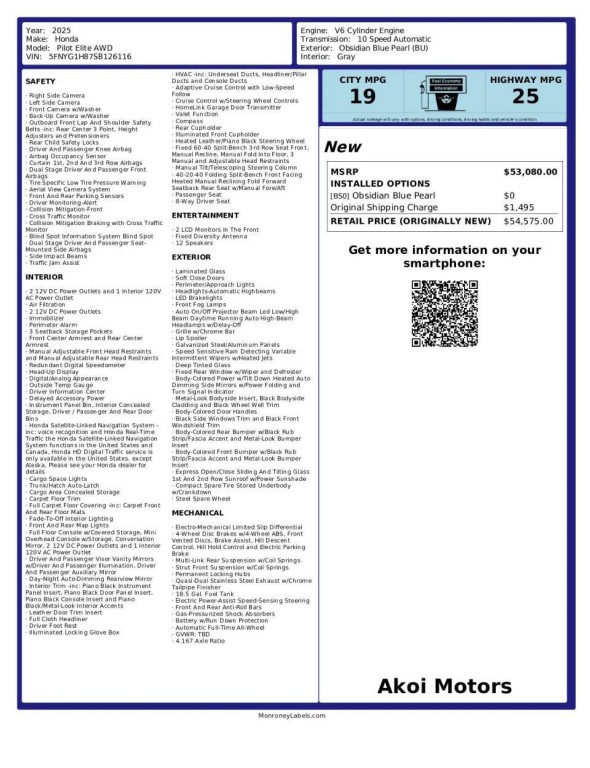 2025 Honda Pilot Image 27