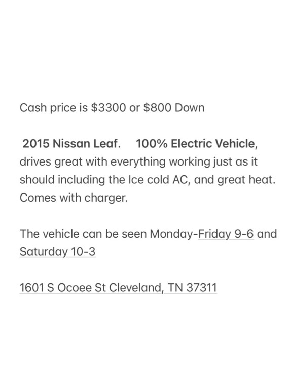 2015 Nissan Leaf Image 6