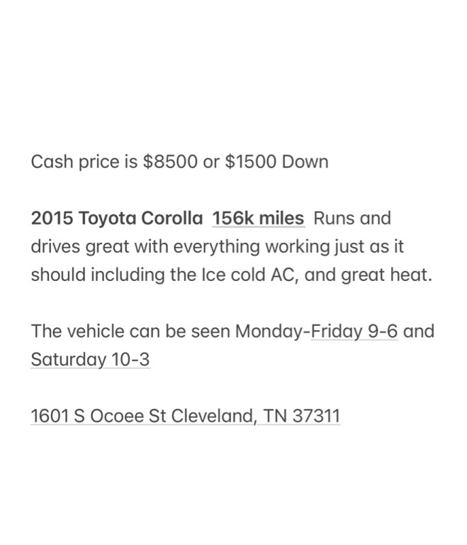 2015 Toyota Corolla Image 6