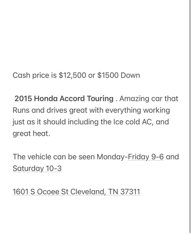 2015 Honda Accord Image 7