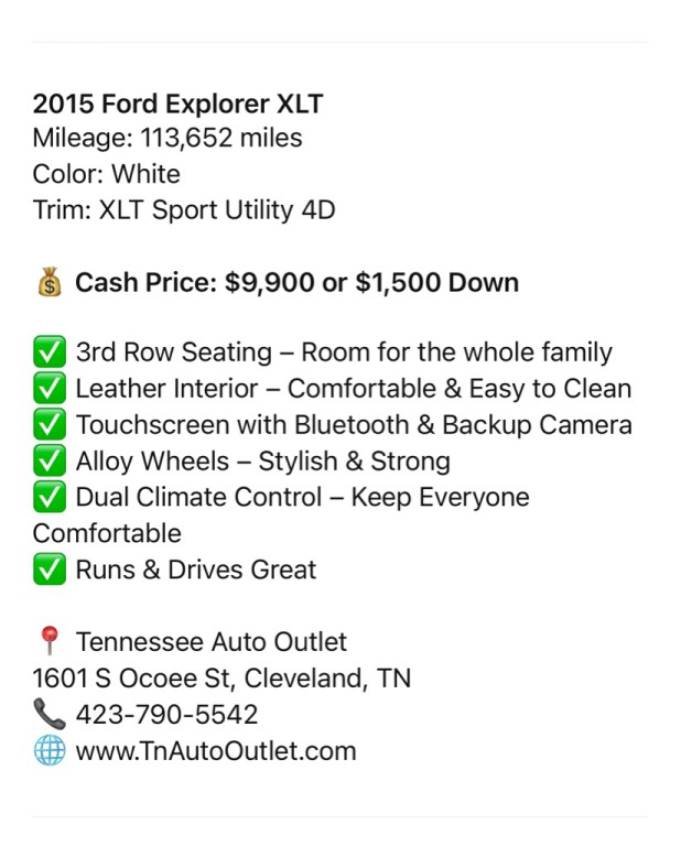 2015 Ford Explorer Image 7
