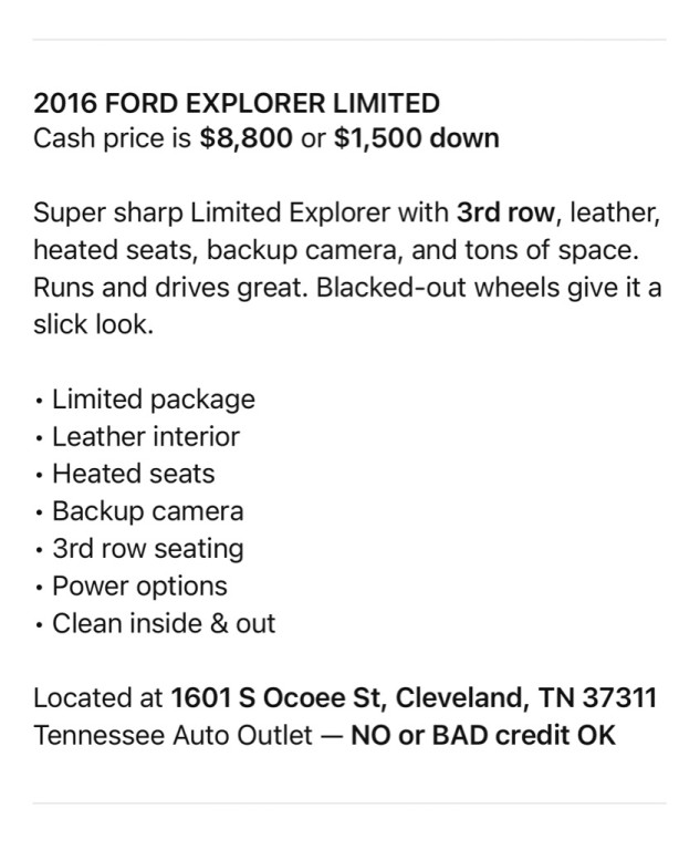 2016 Ford Explorer Image 9