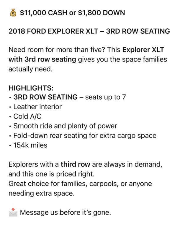 2018 Ford Explorer Image 8