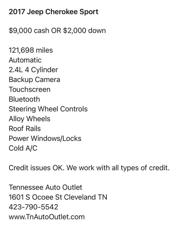 2017 Jeep Cherokee Image 7