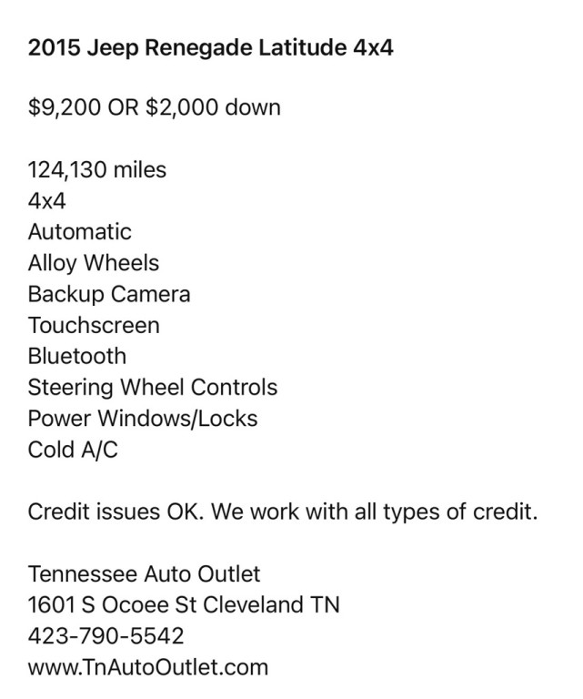 2015 Jeep Renegade Image 7