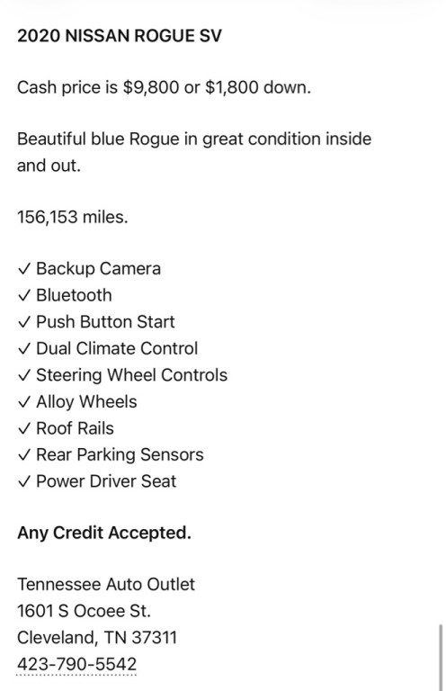 2020 Nissan Rogue Image 7