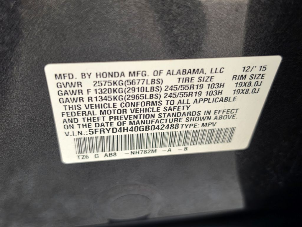 2016 Acura MDX Image 29