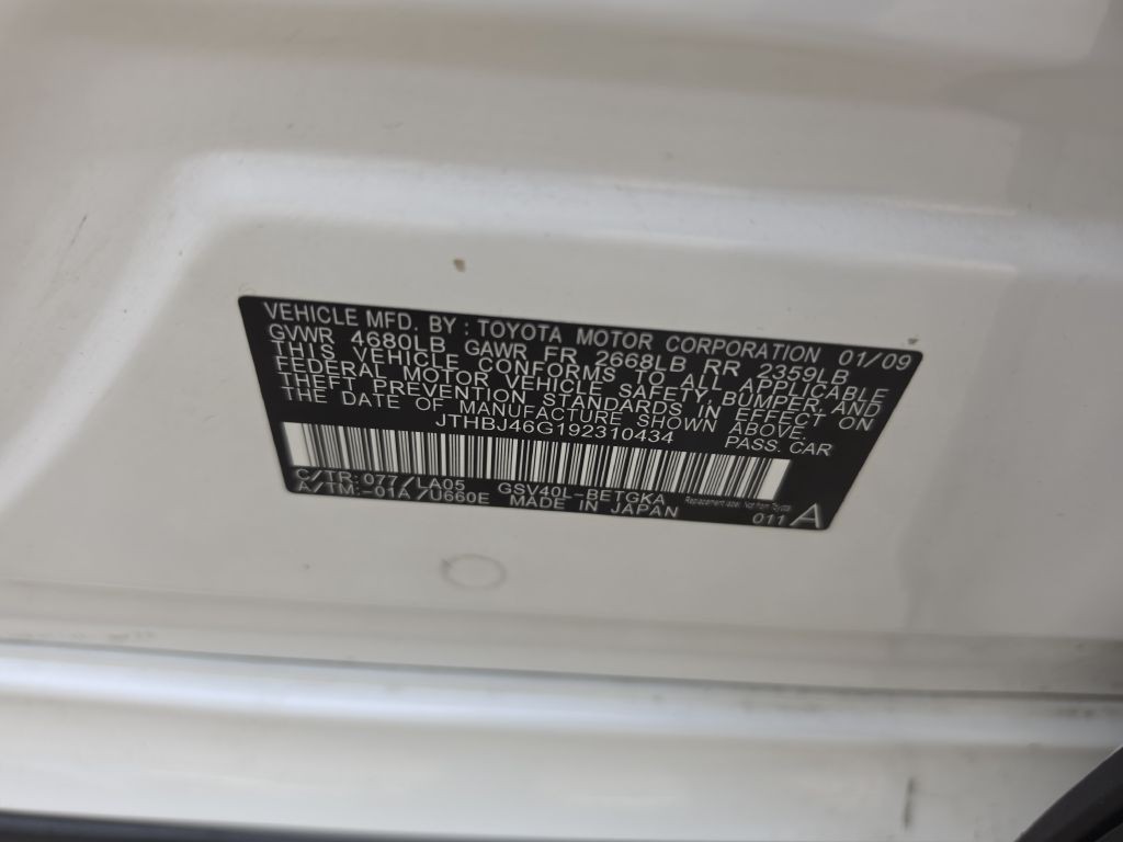 2009 Lexus ES Image 24