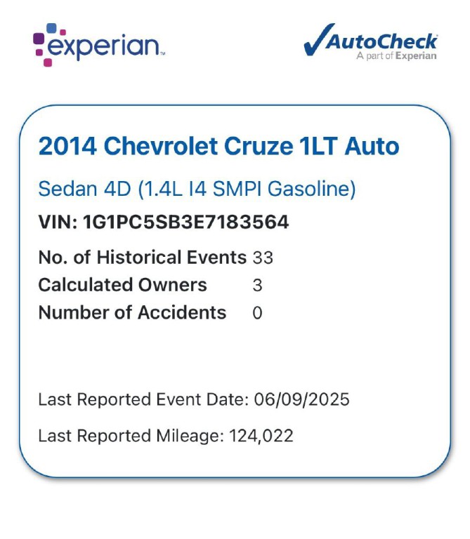 2014 Chevrolet Cruze Image 2