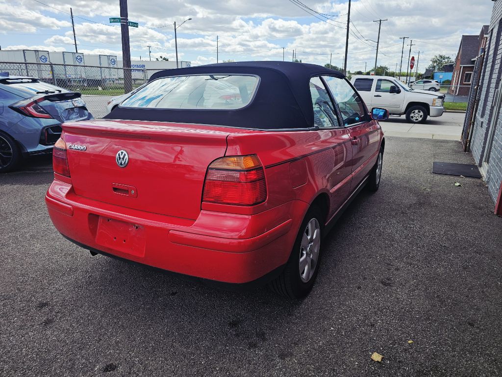 2001 Volkswagen Cabrio Image 4