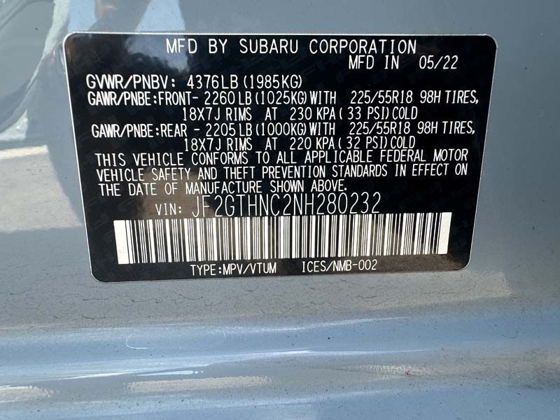 2022 Subaru Crosstrek Image 24