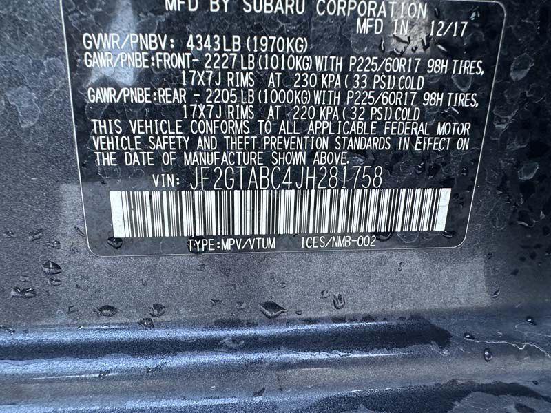 2018 Subaru Crosstrek Image 20