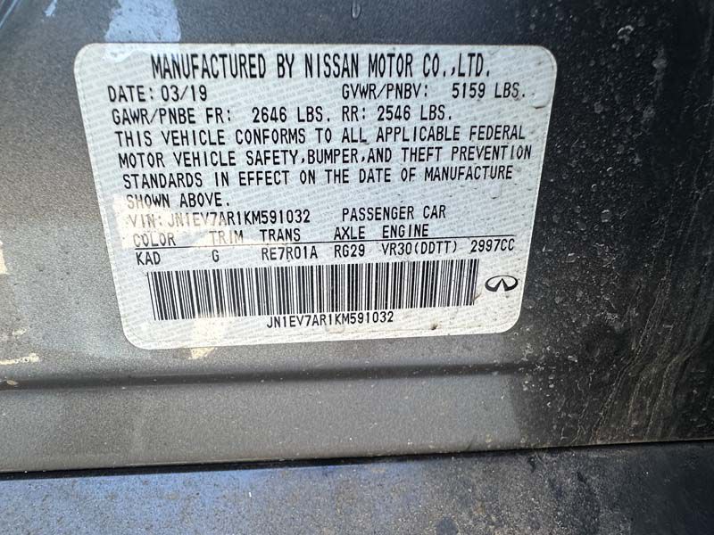 2019 INFINITI Q50 Image 16