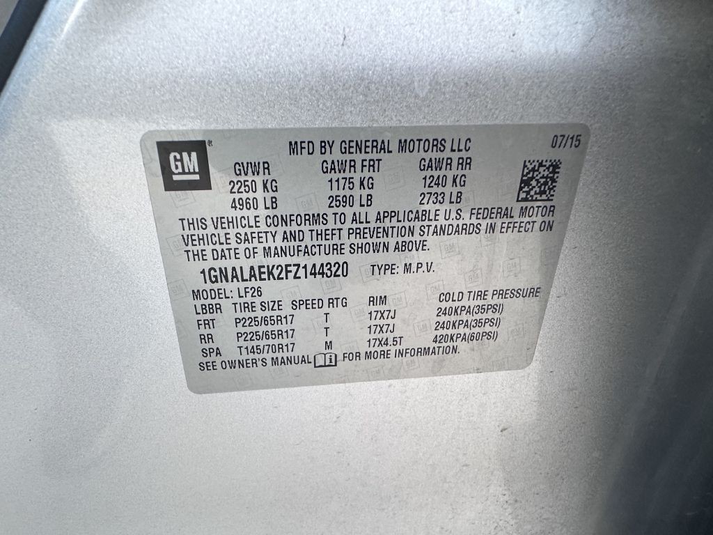 2015 Chevrolet Equinox Image 15