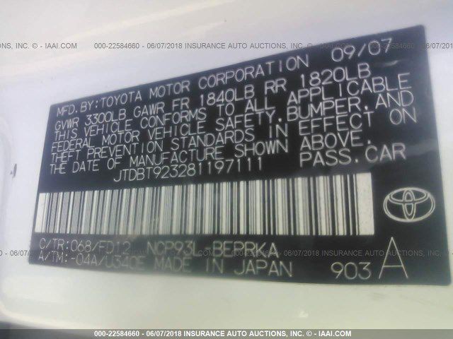 2008 Toyota Yaris Image 9