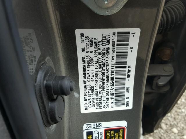 2008 Honda Civic Image 10