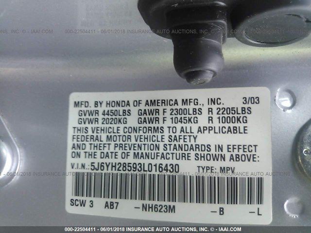 2003 Honda Element Image 9